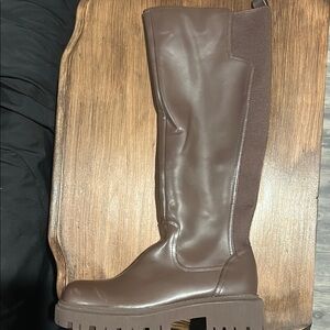 Brown Knee-High Women's Boots
